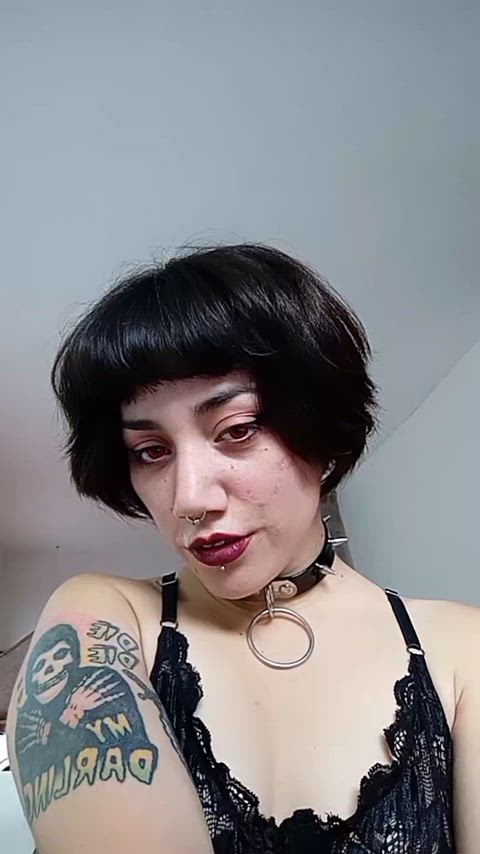 alt alternative dominatrix femdom findom goth kinky onlyfans petite succubus clip