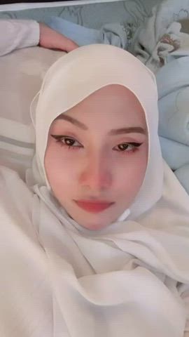 ahegao asian hijab clip