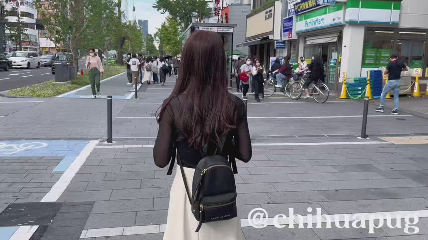 ass big tits japanese public clip