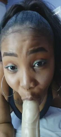 Big Ass Big Tits Blowjob Dildo Ebony Masturbating clip