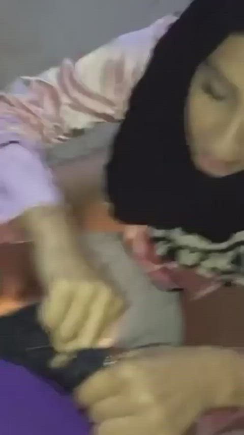 blowjob fast hijab clip