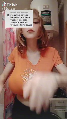 big tits boobs tiktok tits clip