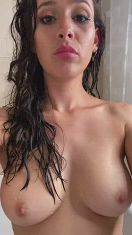 Her wet boobs are pretty perfect