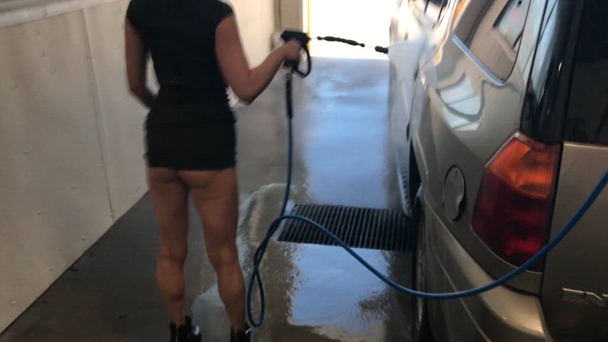 amateur big ass car exhibitionism exhibitionist gilf high heels muscular milf nsfw