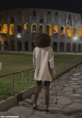 Ass Ebony Exhibitionism Exhibitionist Flashing Public Pussy Upskirt clip
