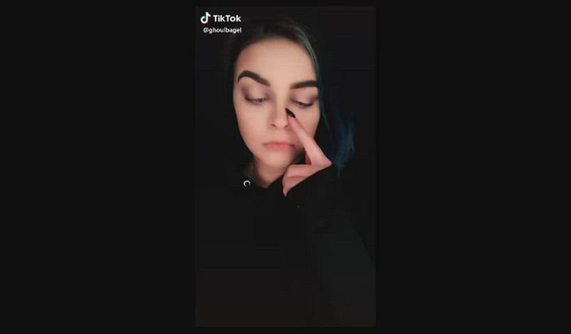 goth split screen porn tiktok clip