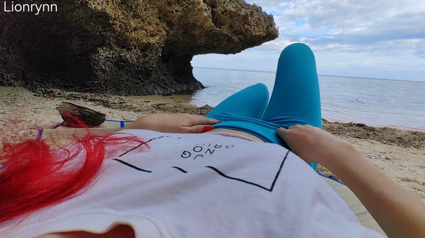 amateur beach big tits female pov fetish outdoor pov redhead teen white girl at-work