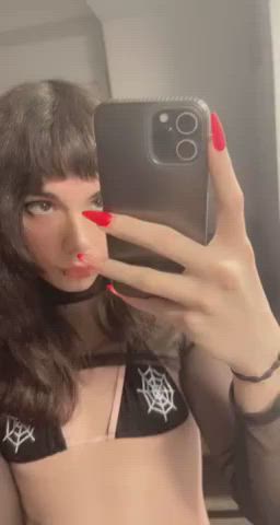 Big Dick Femboy Goth clip