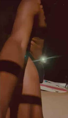 ass beach bikini crossdressing ebony femboy sissy slut twerking r/caughtpublic clip
