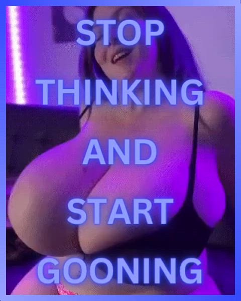 big tits caption gooning joi clip