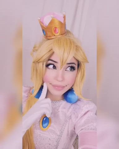 ahegao belle delphine cosplay costume onlyfans tongue fetish clip
