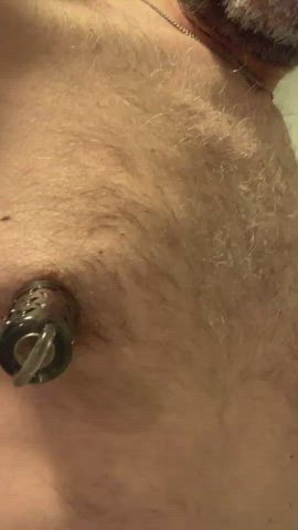 Nip suckers on my hairy nips