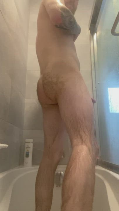 Enjoying myself in the shower 😉