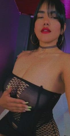 Big Tits Boobs Camgirl Colombian Latina Webcam clip