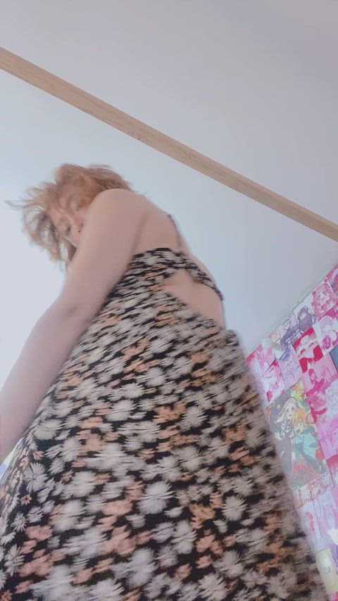 ass ass shaking asshole booty dress nsfw redhead shaking skirt twerking clip