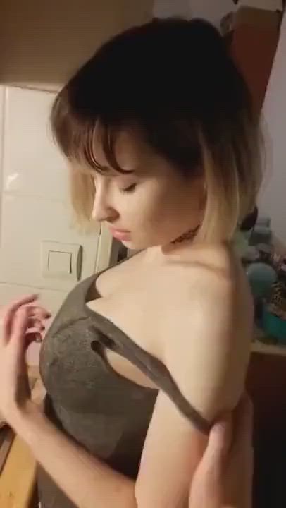 Big Tits Groping Short Hair clip