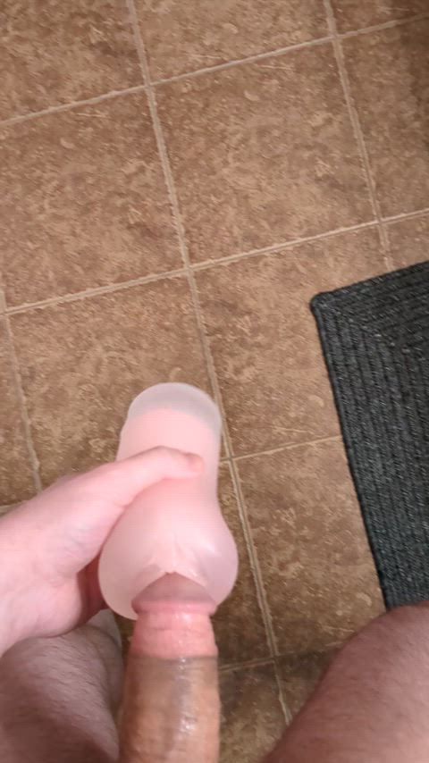 amateur male masturbation sex toy solo clip
