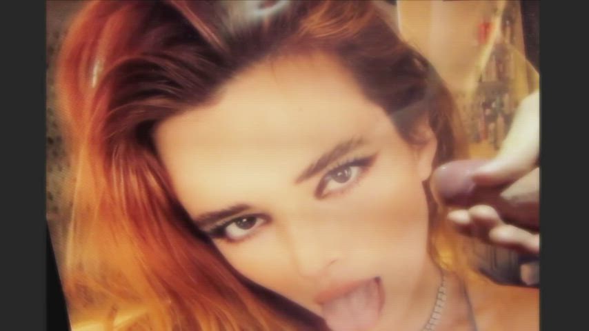 So much cum for Bella Thorne, the GIF looped twice 💦