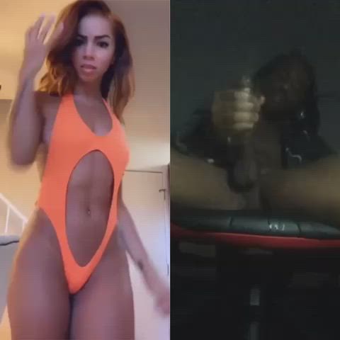 BBC BabeCock Big Ass Brittany Renner Celebrity Cumshot Ebony NSFW Porn GIF by babecockgalore