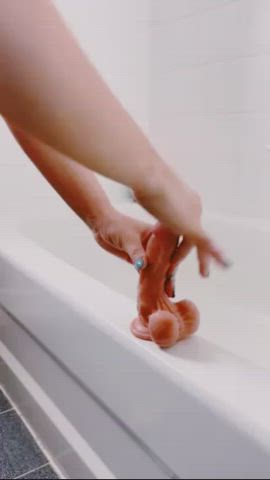 Bathtub Belly Button Dildo Tattoo clip