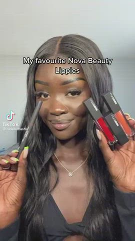 ebony lips lipstick lipstick fetish pretty tiktok clip