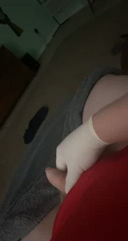 gay latex gloves uncut clip