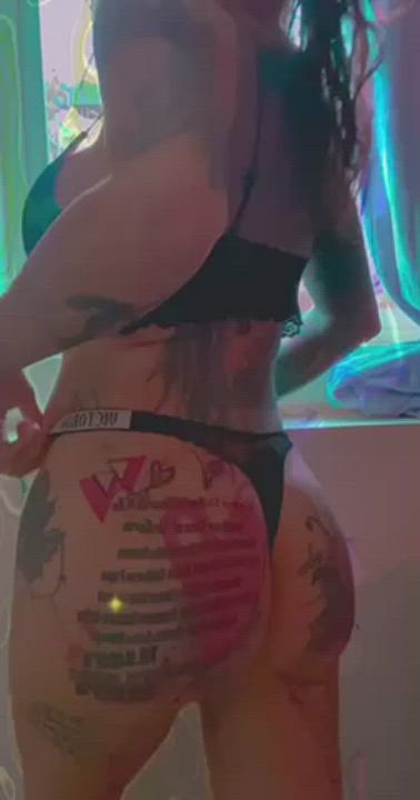 Ass Booty Tattoo clip