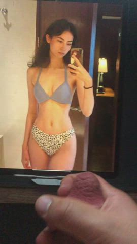 bikini jerk off tribute clip