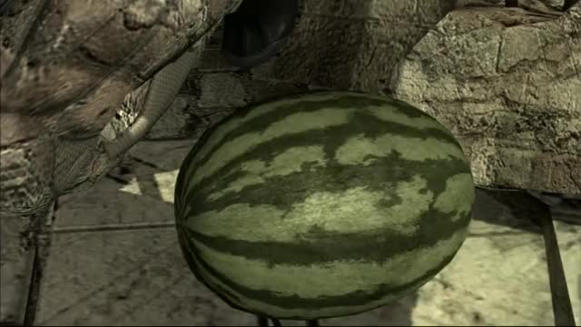 Metal Gear Solid 4: Guns of the Patriots Ep1 : watermelon attack