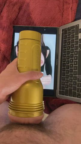 cumshot fleshlight tribute clip