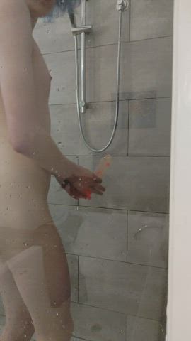 anal dildo femboy shower trans clip