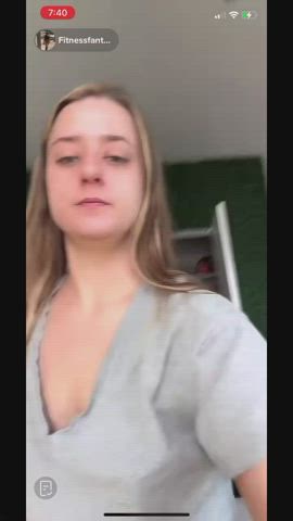 accidental nipple nipslip tiktok clip