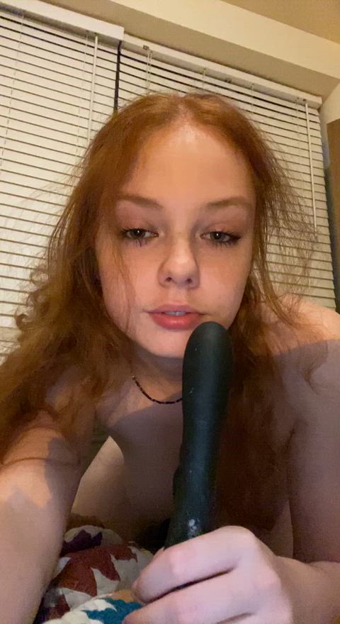 blowjob camgirl dildo redhead webcam clip