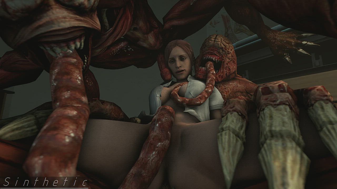 Claire Redfield + Lickers (Sinthetic) [Resident Evil]