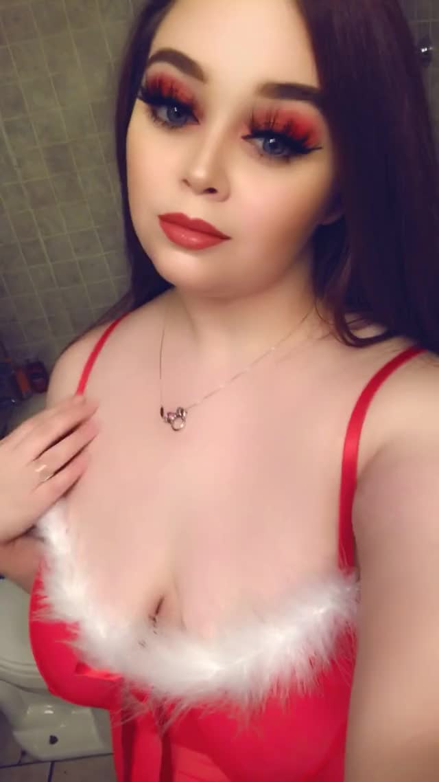 I hope you tell Santa what a good girl I've been this year!