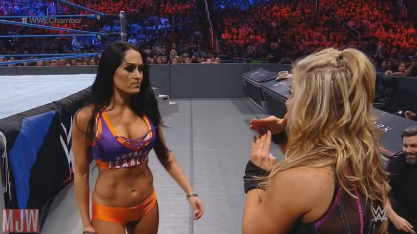 1 minute of sexy nikki bella getting worked