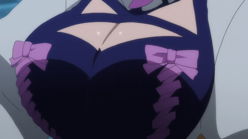 anime big tits bouncing tits cleavage ecchi clip