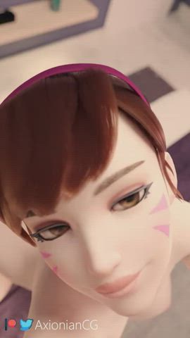 3D Animation Anime Cute Hentai Oral Rule34 Sucking Threesome clip