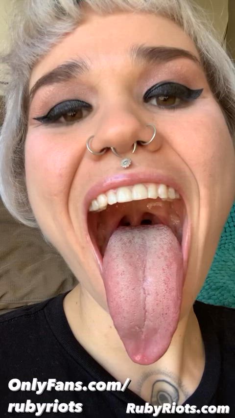 alt alternative long tongue tongue tongue fetish clip