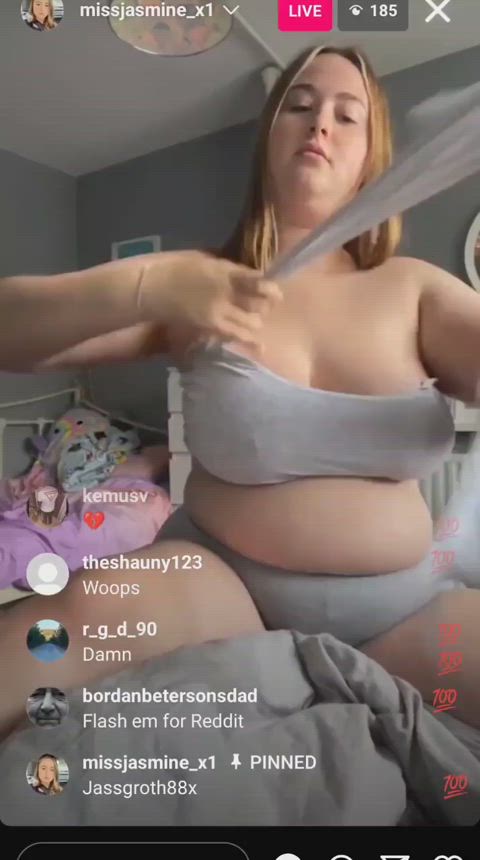 chubby cute nipslip tits chubby-girls clip