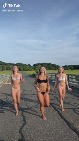 Bikini Dancing Trio