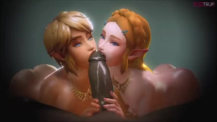 Zelda and Link Blowjob (Fugtrup) [Zelda]