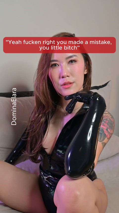 amateur asian domination dominatrix femdom nsfw strap on tease tits trailer clip