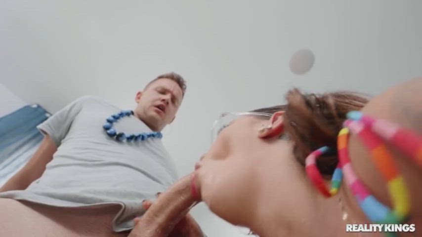 anna chambers blowjob deepthroat gag reflex gagging throat throat fuck clip