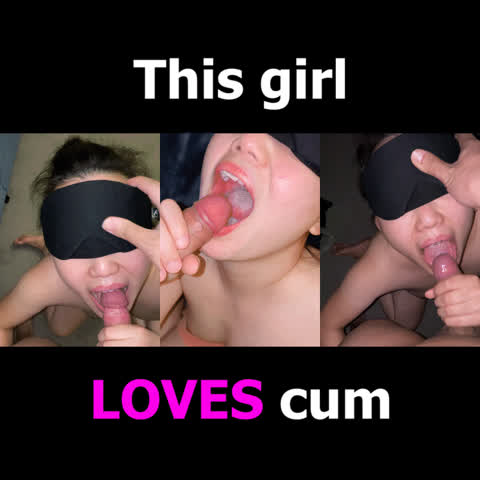 Caption Cum Cum In Mouth Cumshot Girlfriend Hotwife Wife clip