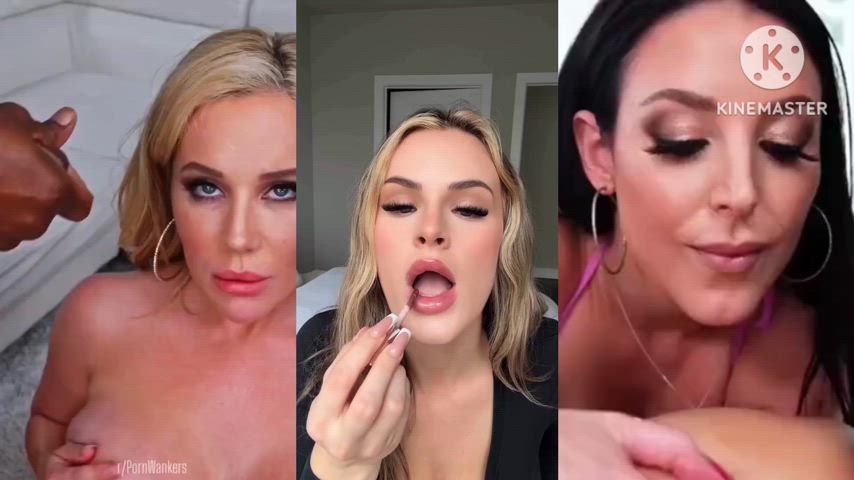 angela white bbc big tits blonde creampie facial milf savannah bond split screen