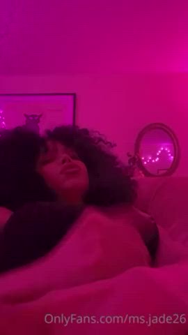 cum curly hair ebony jerk off trans clip