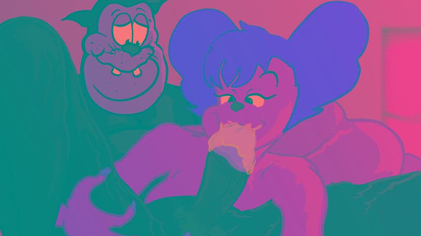 Pete and Peg spice up their bedroom with prostate play [Goof Troop] (MWP)