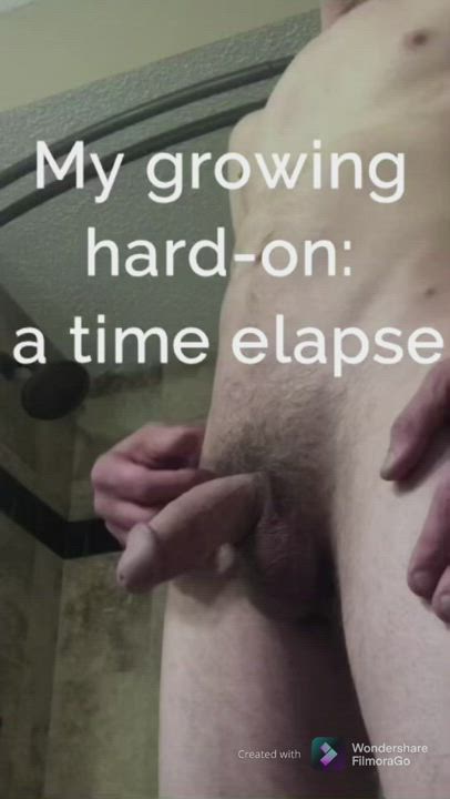 [45] Daddy’s cock is going to feel so good growing in your hands. Or in your mouth