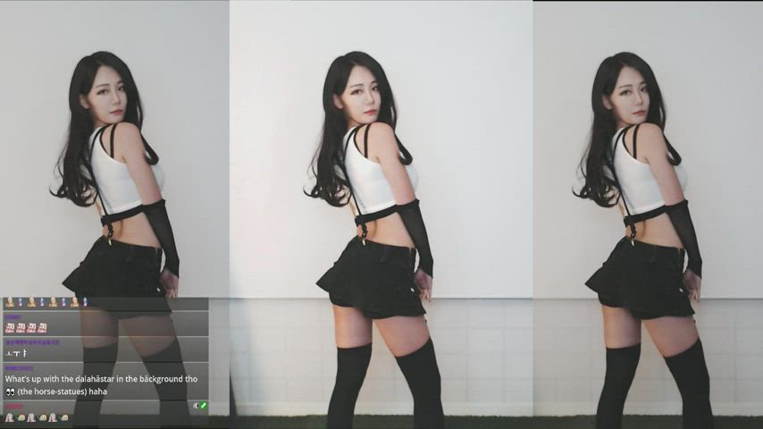 Asian Cosplay Cute Dancing Korean Model clip